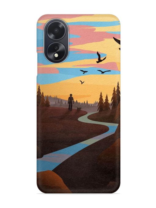 Natural Landscape Art Snap Case for Oppo A18