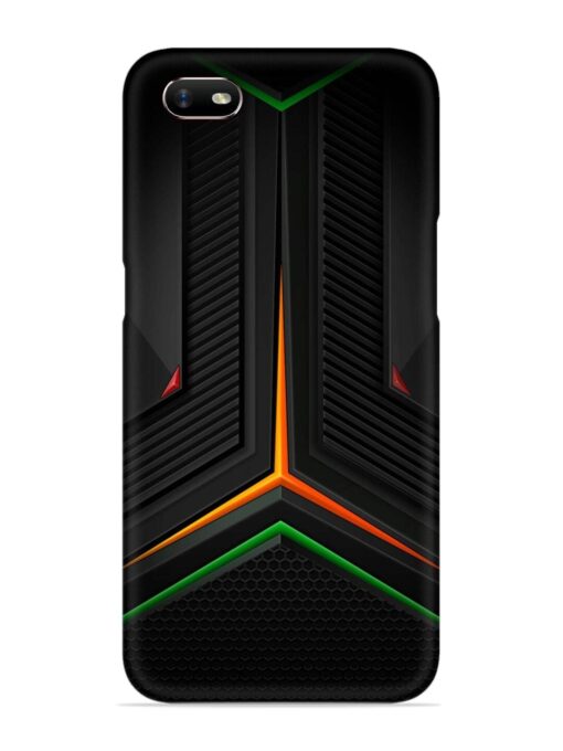 Orange Triangle Light Snap Case for Oppo A1K Zapvi