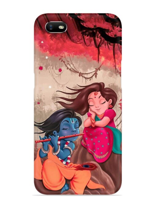 Radhe Krishna Water Art Snap Case for Oppo A1K Zapvi