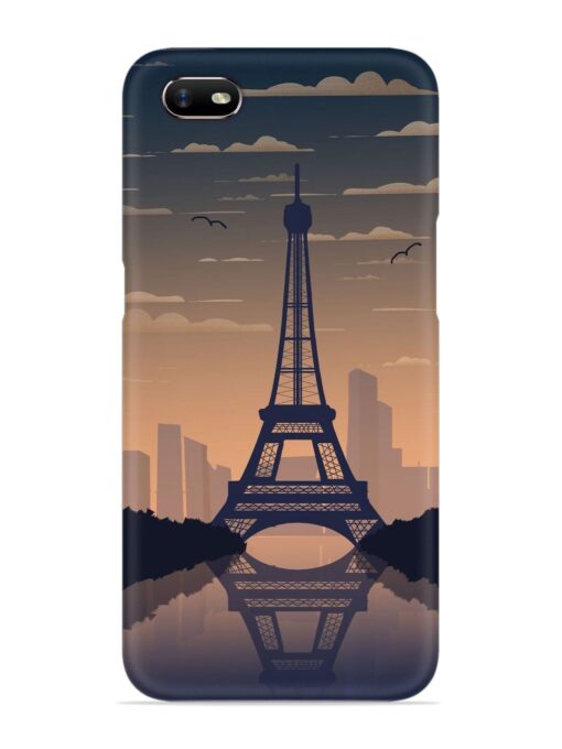 France Paris Eiffel Tower Gradient Snap Case for Oppo A1K Zapvi