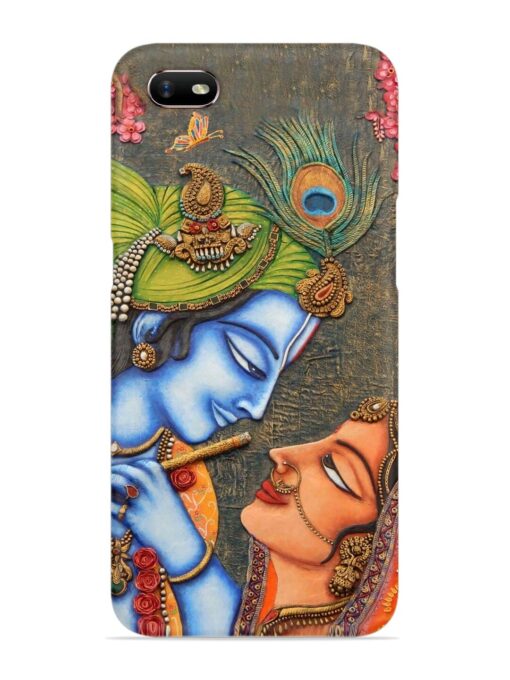 Lord Radha Krishna Flute Art Snap Case for Oppo A1K