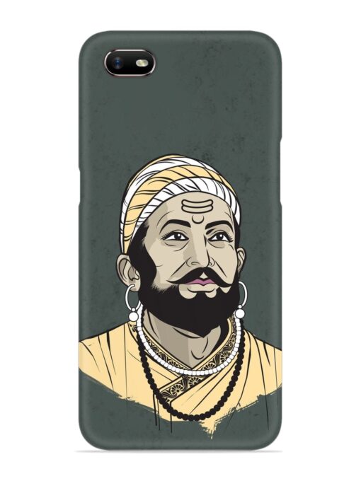 Shivaji Maharaj Vector Art Snap Case for Oppo A1K Zapvi