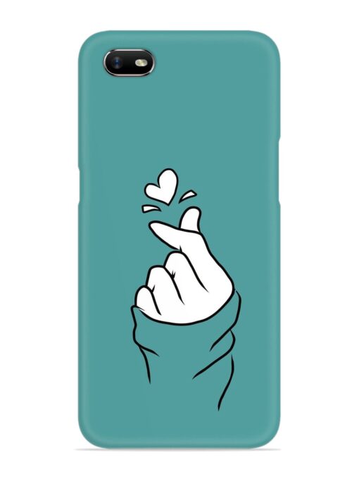 Korean Heart Sign Art Snap Case for Oppo A1K Zapvi