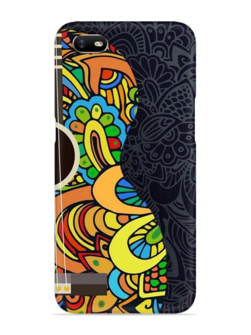 Guitar Vector Art Snap Case for Oppo A1K Zapvi