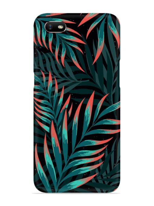 Green Leaf Art Snap Case for Oppo A1K Zapvi