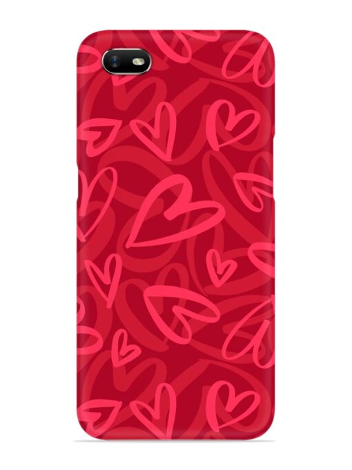 Seamless Romantic Pattern Snap Case for Oppo A1K Zapvi