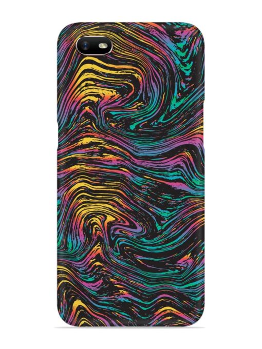 Abstract Liquid Colors Snap Case for Oppo A1K Zapvi