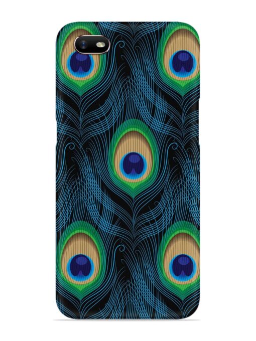 Seamless Pattern Peacock Snap Case for Oppo A1K Zapvi