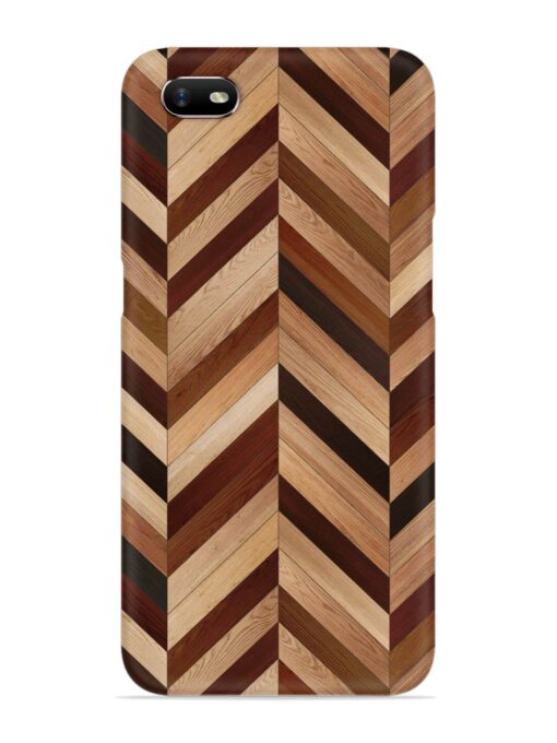 Seamless Wood Parquet Snap Case for Oppo A1K Zapvi