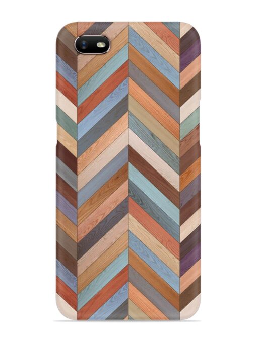 Seamless Wood Parquet Snap Case for Oppo A1K Zapvi