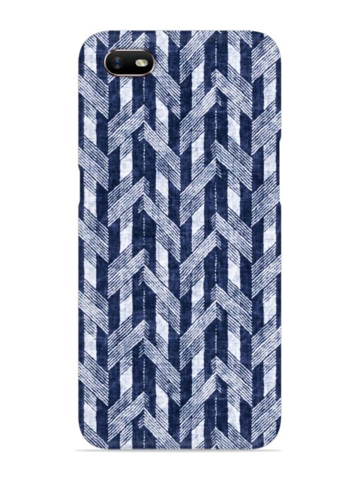 Abstract Herringbone Motif Snap Case for Oppo A1K