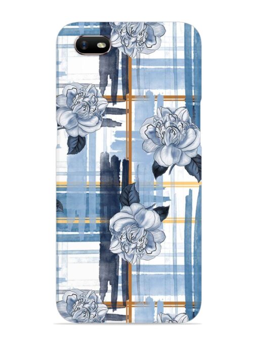 Watercolor Pattern Rose Snap Case for Oppo A1K