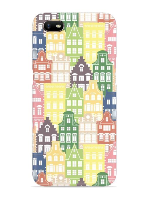 Seamless Shapes Pattern Snap Case for Oppo A1K Zapvi