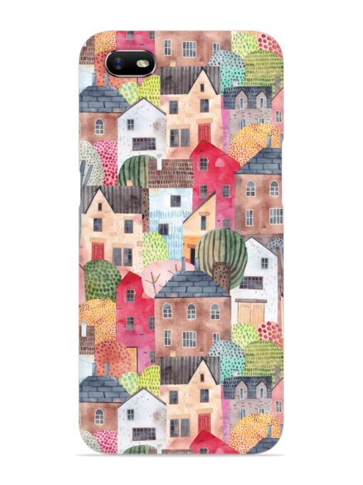 Abstract Seamless Pattern Snap Case for Oppo A1K Zapvi