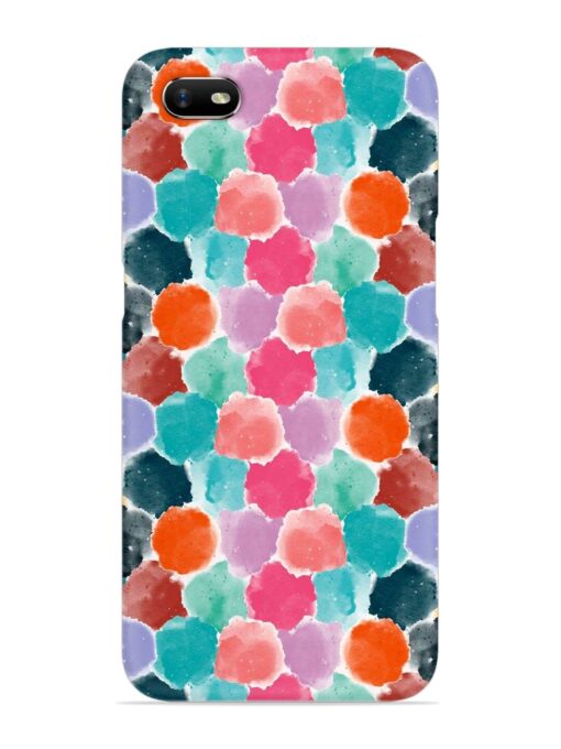 Colorful Seamless Pattern Snap Case for Oppo A1K Zapvi