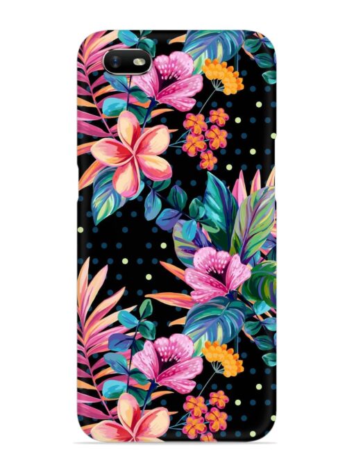 Seamless Floral Pattern Snap Case for Oppo A1K