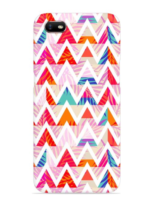 Abstract Triangle Background Snap Case for Oppo A1K Zapvi