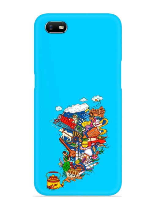 Vector Design Indian Snap Case for Oppo A1K Zapvi