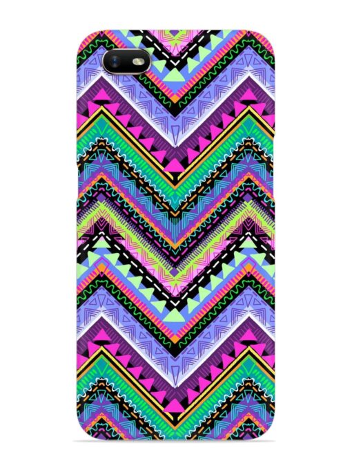 Tribal Aztec Print Snap Case for Oppo A1K Zapvi