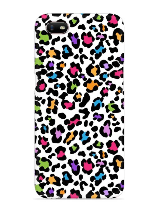 Seamless Leopard Pattern Snap Case for Oppo A1K Zapvi