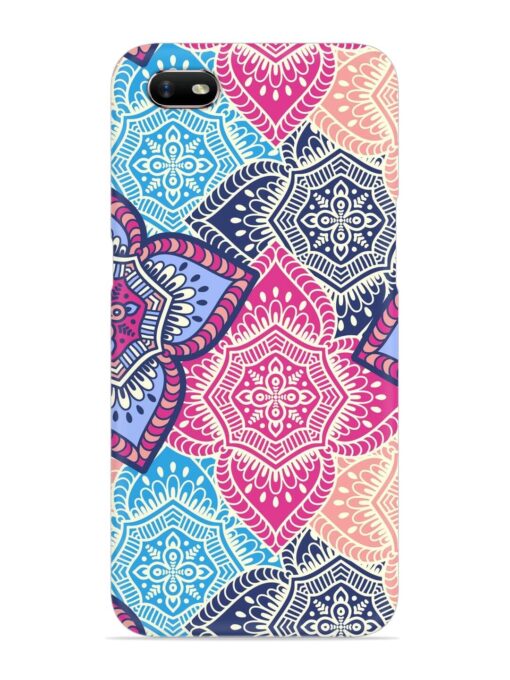 Ethnic Floral Seamless Snap Case for Oppo A1K Zapvi