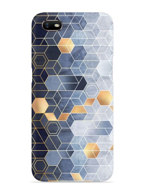 Geometric Abstraction Hexagons Snap Case for Oppo A1K Zapvi