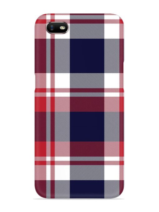 Classic Plaid Tartan Snap Case for Oppo A1K Zapvi