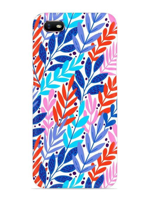 Bright Floral Tropical Snap Case for Oppo A1K Zapvi