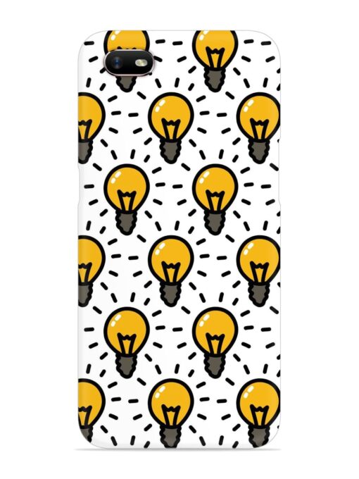 Light Bulb Seamless Snap Case for Oppo A1K Zapvi