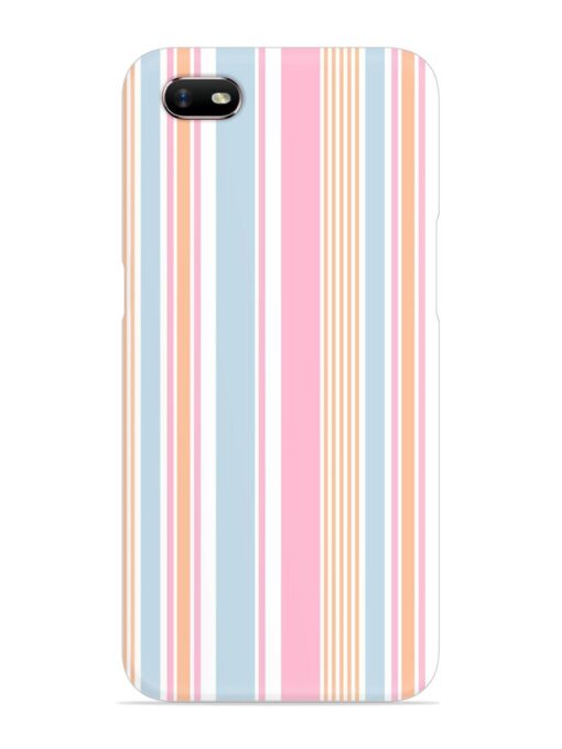 Stripe Seamless Pattern Snap Case for Oppo A1K Zapvi