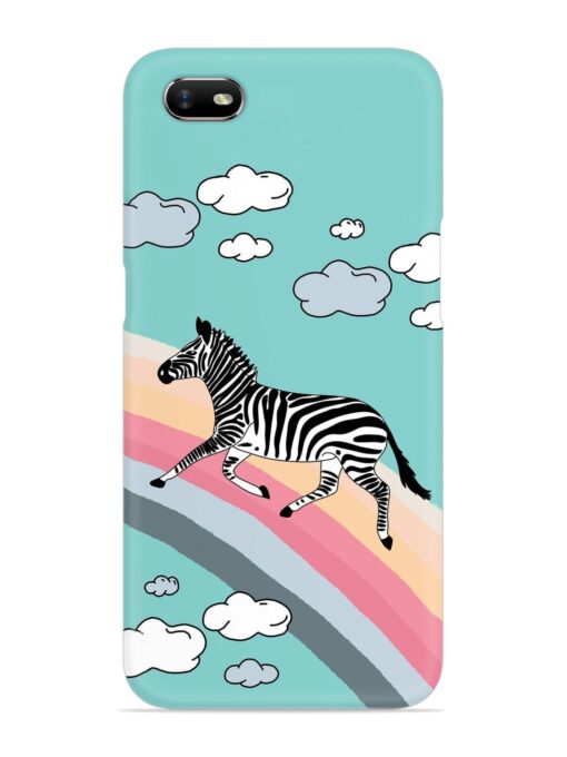 Running Zebra Snap Case for Oppo A1K Zapvi