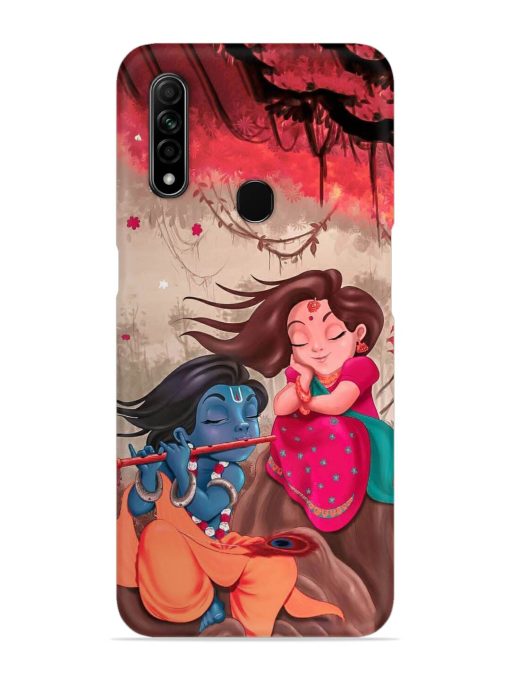 Radhe Krishna Water Art Snap Case for Oppo A31 Zapvi