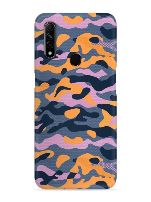 Camouflage Army Military English Orange Art Snap Case for Oppo A31 Zapvi