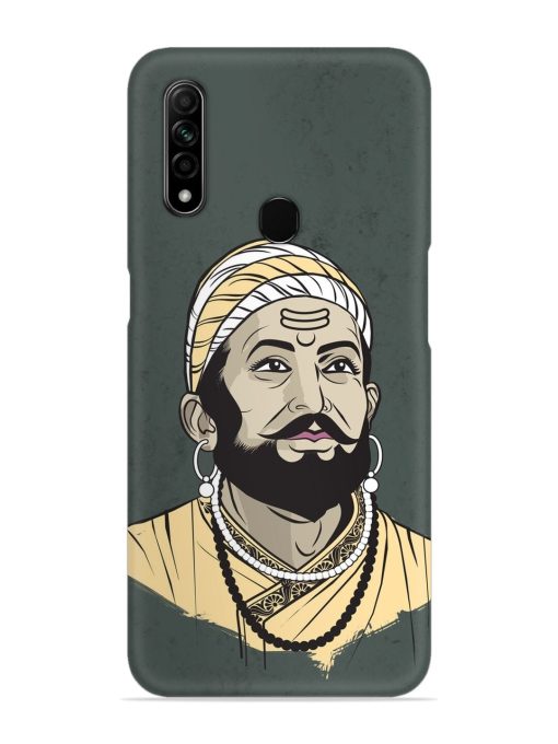 Shivaji Maharaj Vector Art Snap Case for Oppo A31 Zapvi