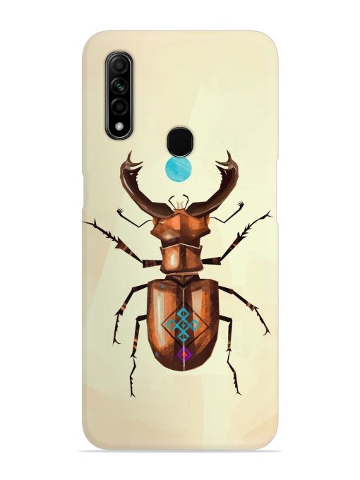 Stag Beetle Vector Snap Case for Oppo A31 Zapvi