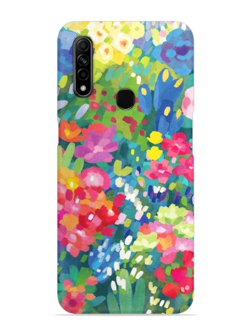 Watercolor Flower Art Snap Case for Oppo A31