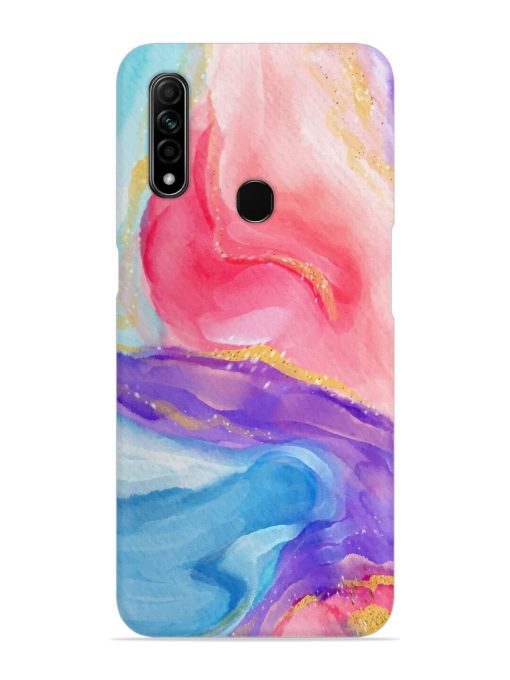 Watercolor Gradient Snap Case for Oppo A31 Zapvi