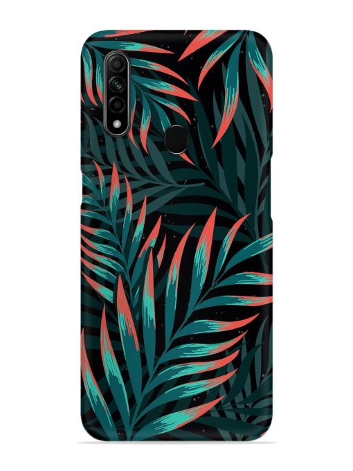 Green Leaf Art Snap Case for Oppo A31 Zapvi