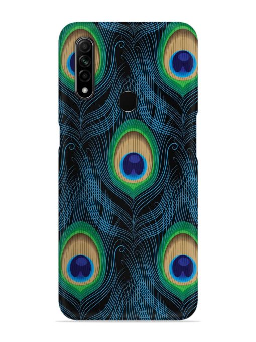 Seamless Pattern Peacock Snap Case for Oppo A31 Zapvi