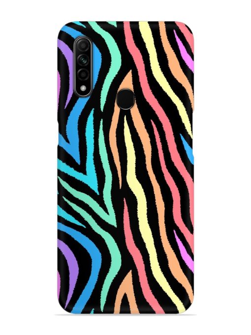 Colorful Abstract Zebra Snap Case for Oppo A31