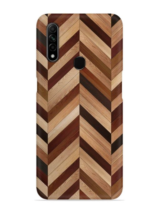 Seamless Wood Parquet Snap Case for Oppo A31 Zapvi