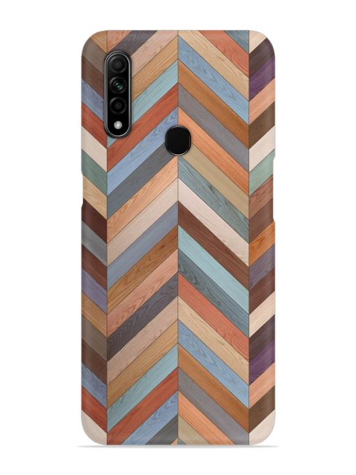 Seamless Wood Parquet Snap Case for Oppo A31 Zapvi