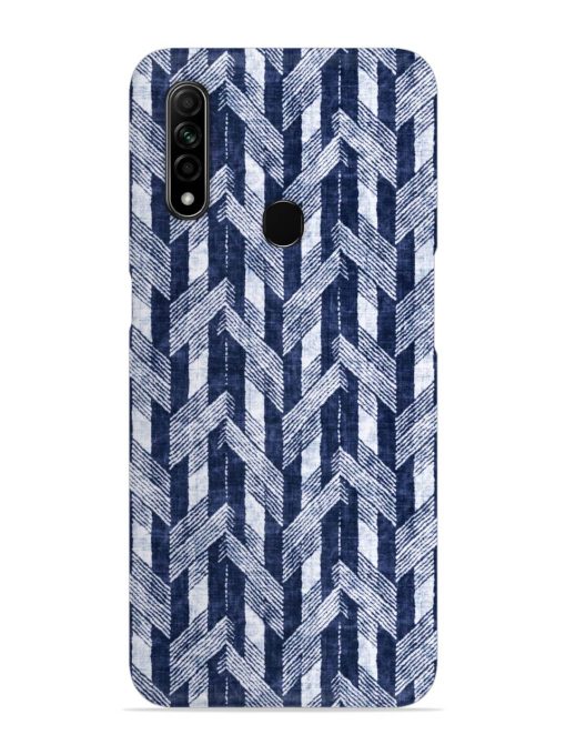 Abstract Herringbone Motif Snap Case for Oppo A31 Zapvi