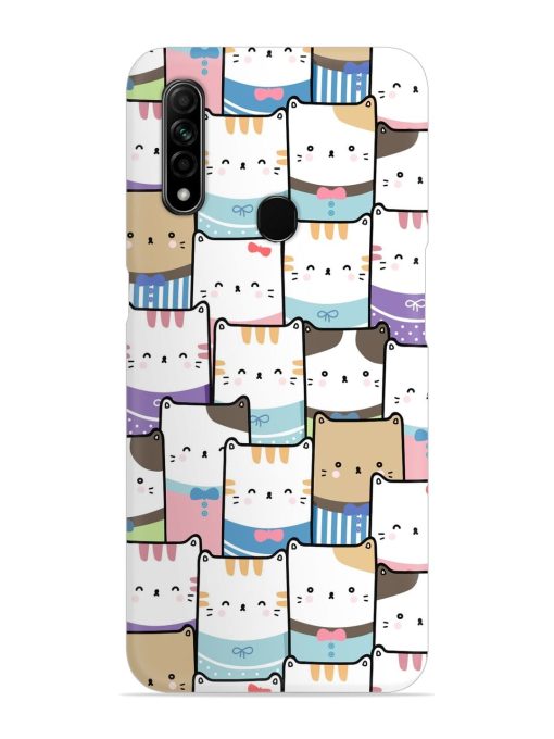 Cute Adorable Cat Snap Case for Oppo A31