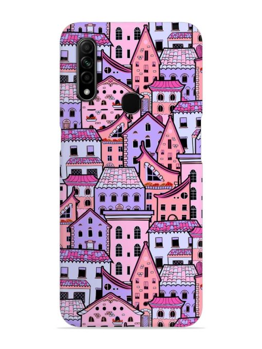 Seamless Pattern Houses Snap Case for Oppo A31 Zapvi