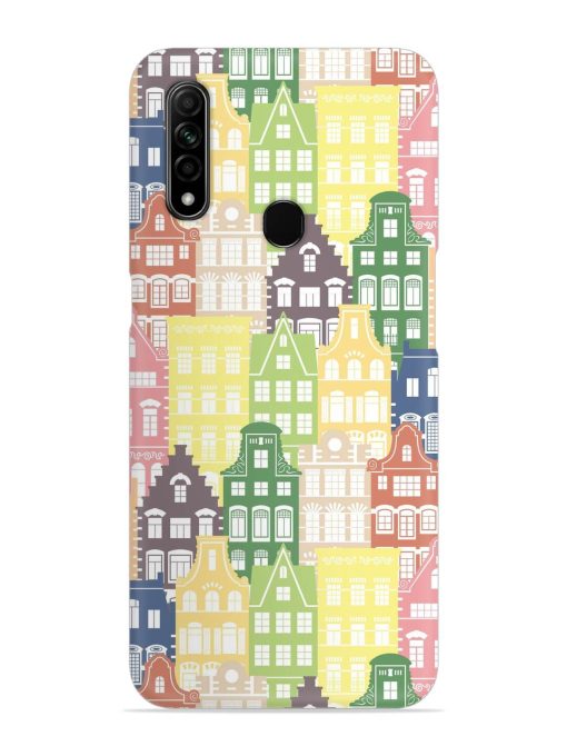 Seamless Shapes Pattern Snap Case for Oppo A31 Zapvi