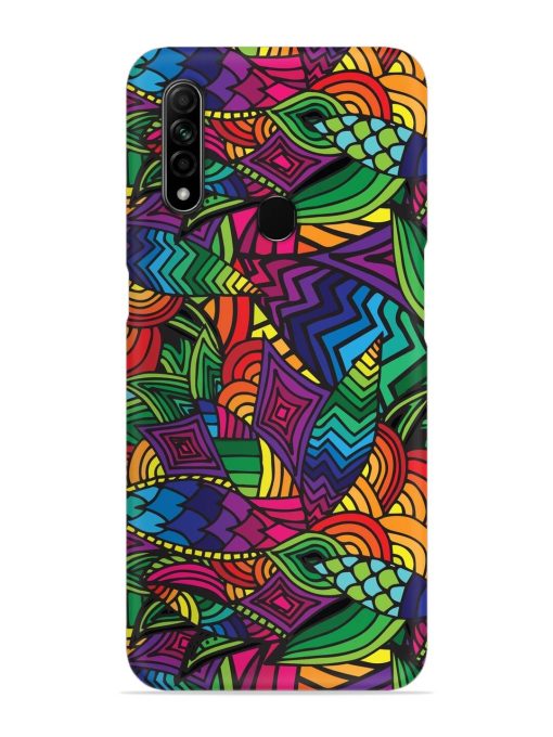 Abstract Multicolor Seamless Snap Case for Oppo A31 Zapvi