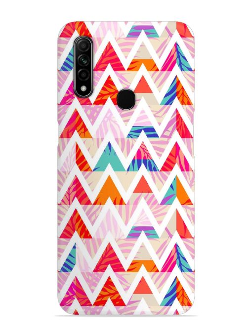 Abstract Triangle Background Snap Case for Oppo A31 Zapvi