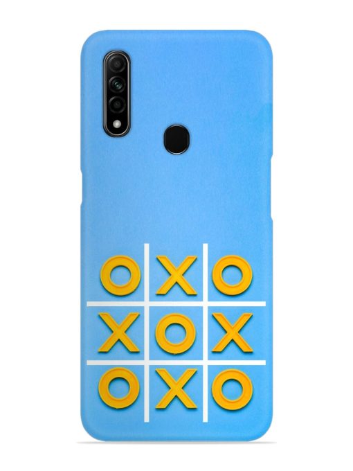 Yellow Plastic Crosses Snap Case for Oppo A31 Zapvi