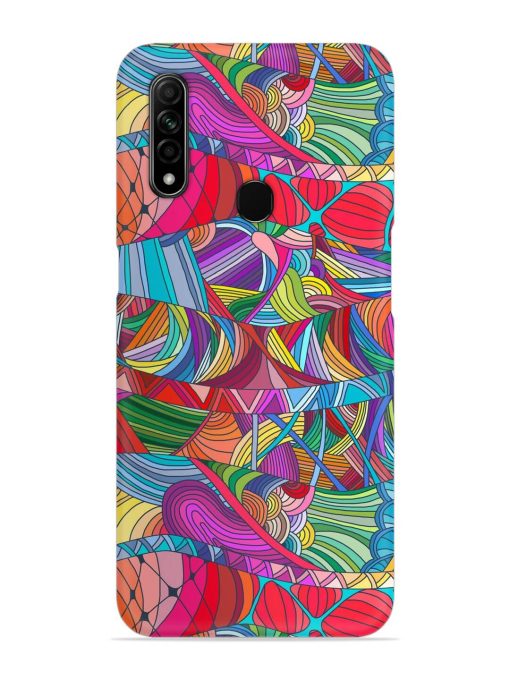 Seamless Patterns Hand Drawn Snap Case for Oppo A31 Zapvi